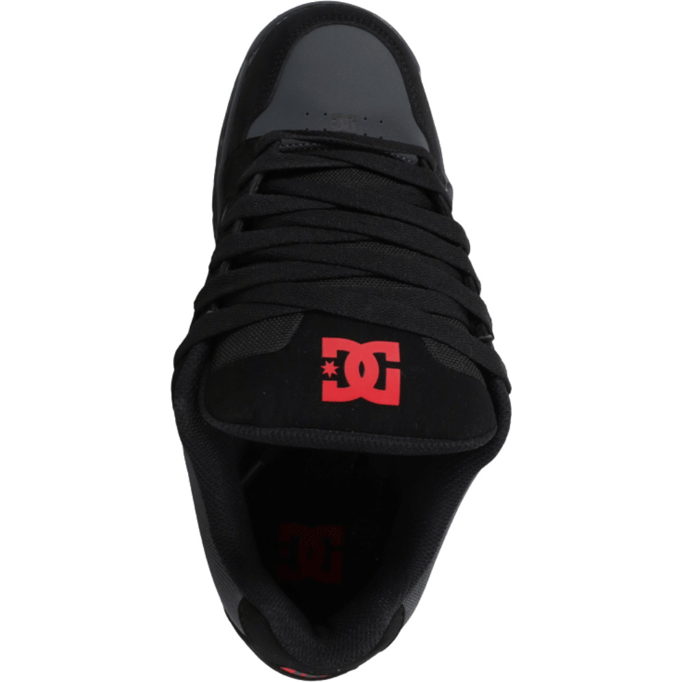 2026 DC Shoes Mens DC Coiler Trainers DC03011 - Black / Grey / Red